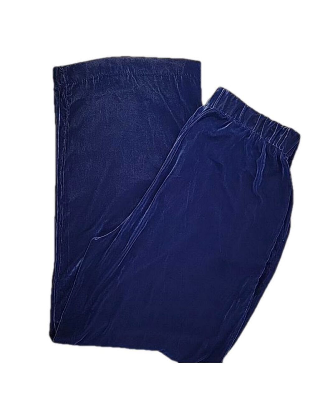 GAP Navy Blue Velvety Velour Stretch Trouser Pants Size 12 NWT